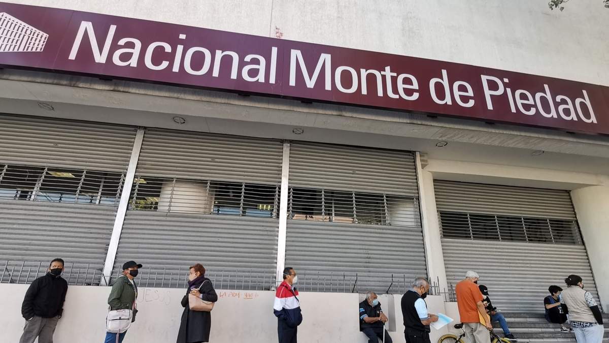Una sucursal del Nacional Monte de Piedad