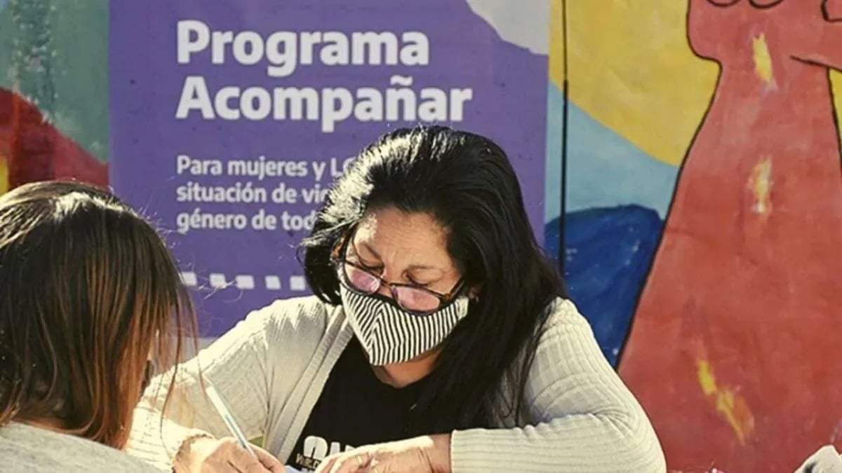 El Programa Acompañar otorgará más de 110 mil pesos en septiembre. Fuente: (Twitter)