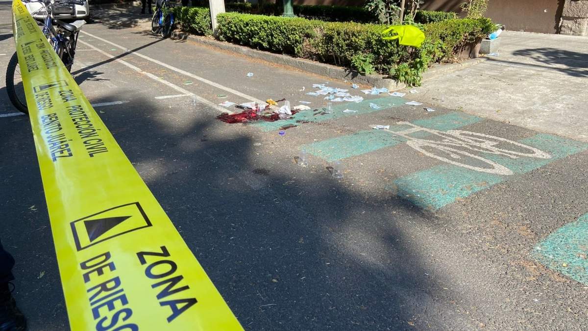 El sitio donde fue asesinado el empresario Martín Rodríguez