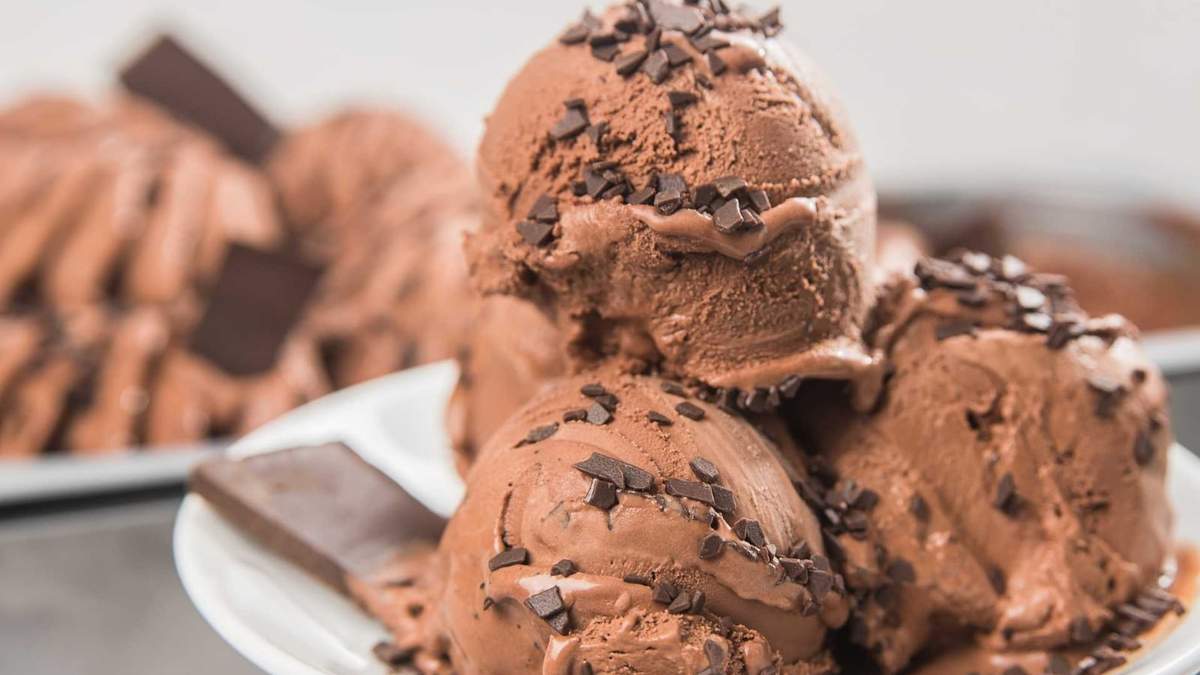 Helado de chocolate. Fuente: (Instagram)