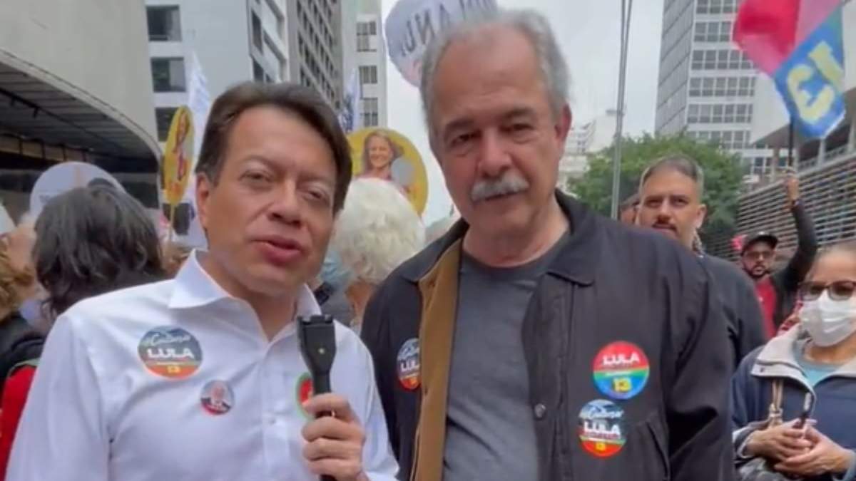 Mario Delgado y Aloizio Mercadante