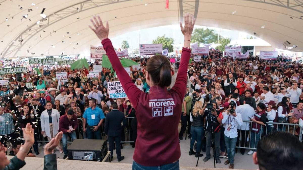 Claudia Sheinbaum en Ciudad Victoria, Tamaulipas