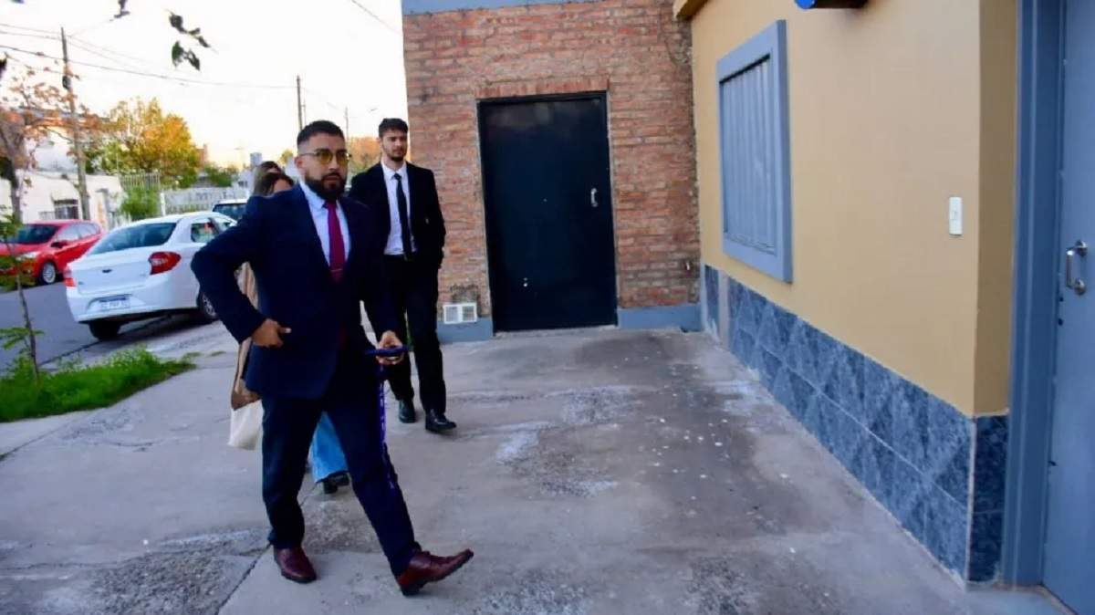 El fiscal Narváez encabezó los allanamientos. Fuente (Matías Subat)