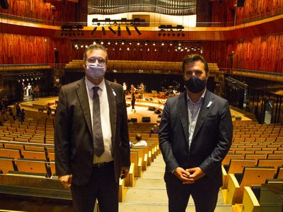 Darío Martínez mantuvo un encuentro de trabajo con el ministro de Cultura de la Nación
