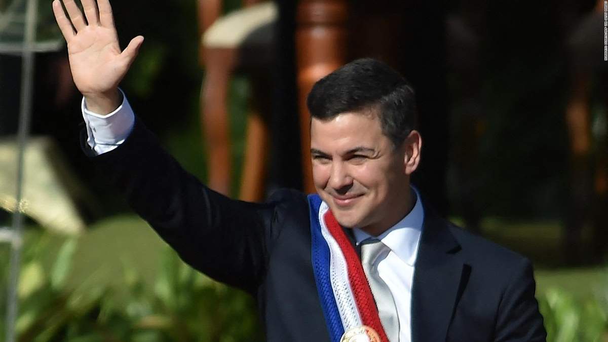 Santiago Peña, presidente de Paraguay.