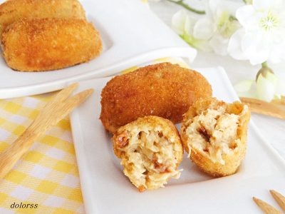 Con el pollo que te sobró: prepará las croquetas que se hacen en 5 minutos y con 4 ingredientes
