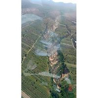 Sismo provoca desgajamiento de barrancas en Huejotzingo, Puebla