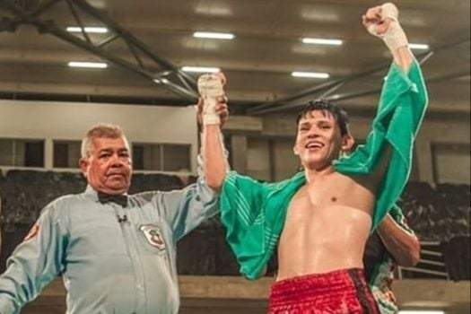 Pugilista colombiano Luis Quiñones