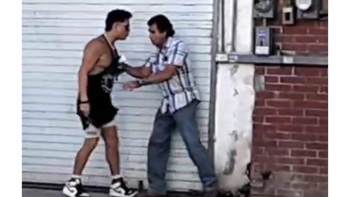 Momento de la agresión