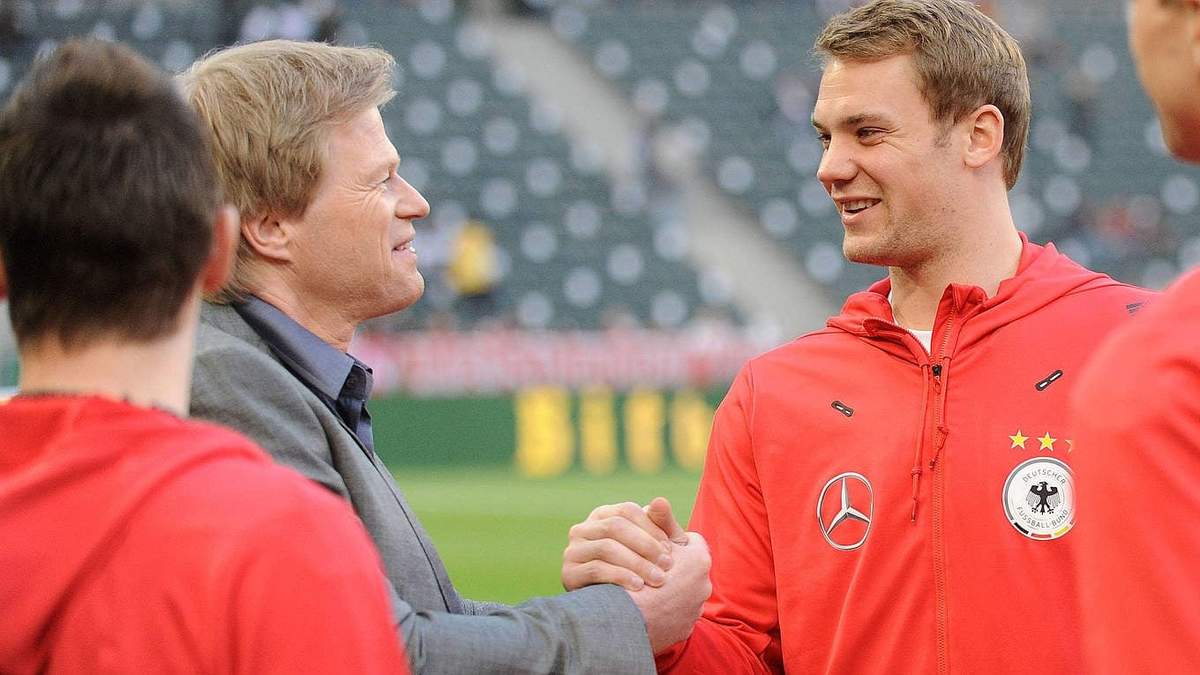 Oliver Kahn y Manuel Neuer. Fuente: (Twitter)