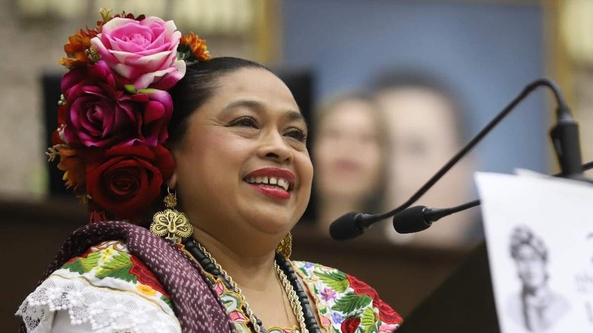 La diputada Neyda Pat