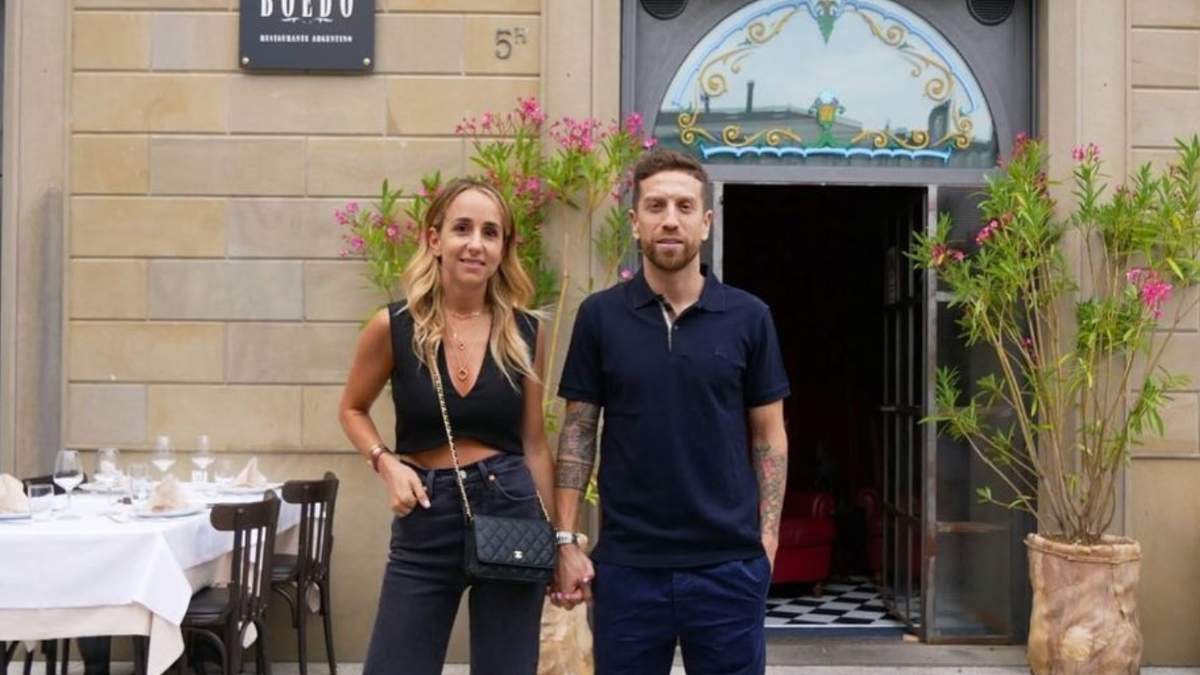 Linda Raff y el Papu Gómez. Fuente: (Instagram)