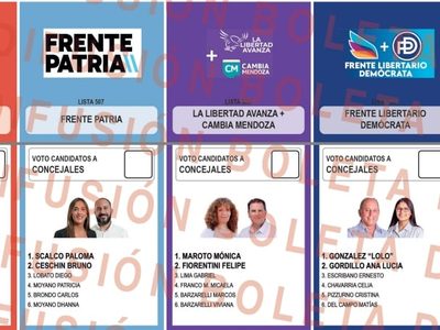 Atención: así es la boleta de candidatos para Luján de Cuyo