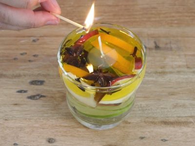 Con 1 manzana y 1 limón: hacé esta divina vela infinita en casa sin gastar una fortuna