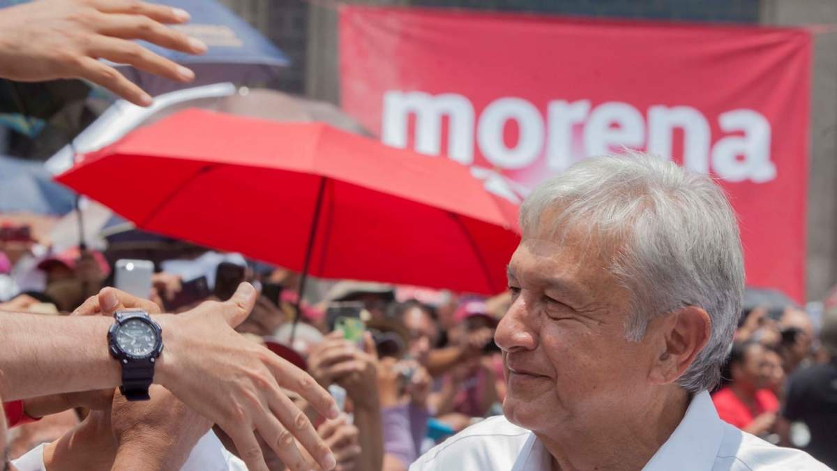 AMLO en 2016, cuando era líder de Morena