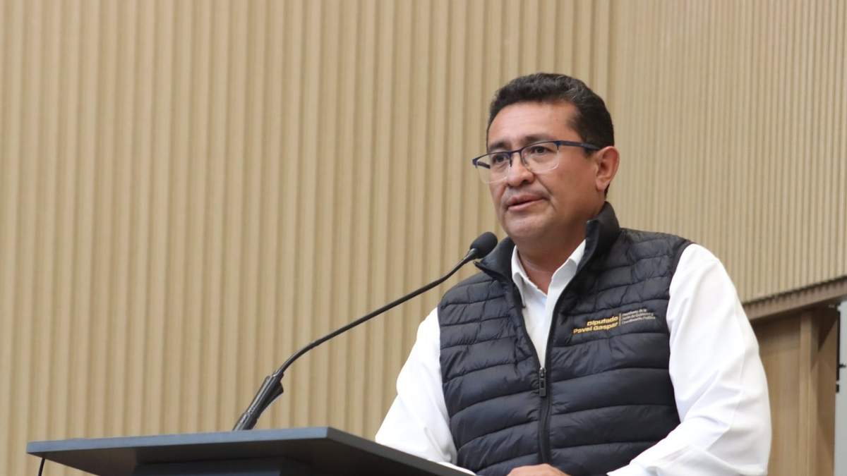 El diputado morenista y líder del Congreso de Puebla, Pavel Gaspar Ramírez