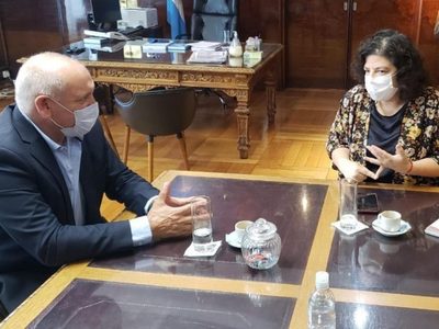 Zgaib evaluó junto a Vizzotti el presente sanitario de Río Negro