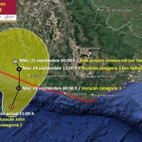 El huracán John se intensificó a categoría 2 y se aproxima a las costas de Oaxaca y Guerrero