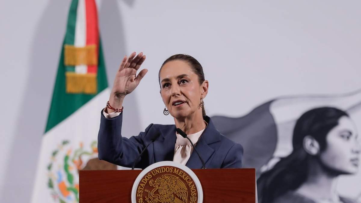La presidenta Claudia Sheinbaum