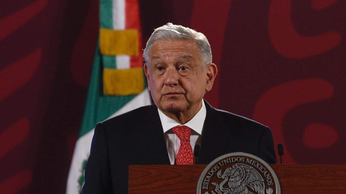 El presidente durante la "mañanera" de este jueves