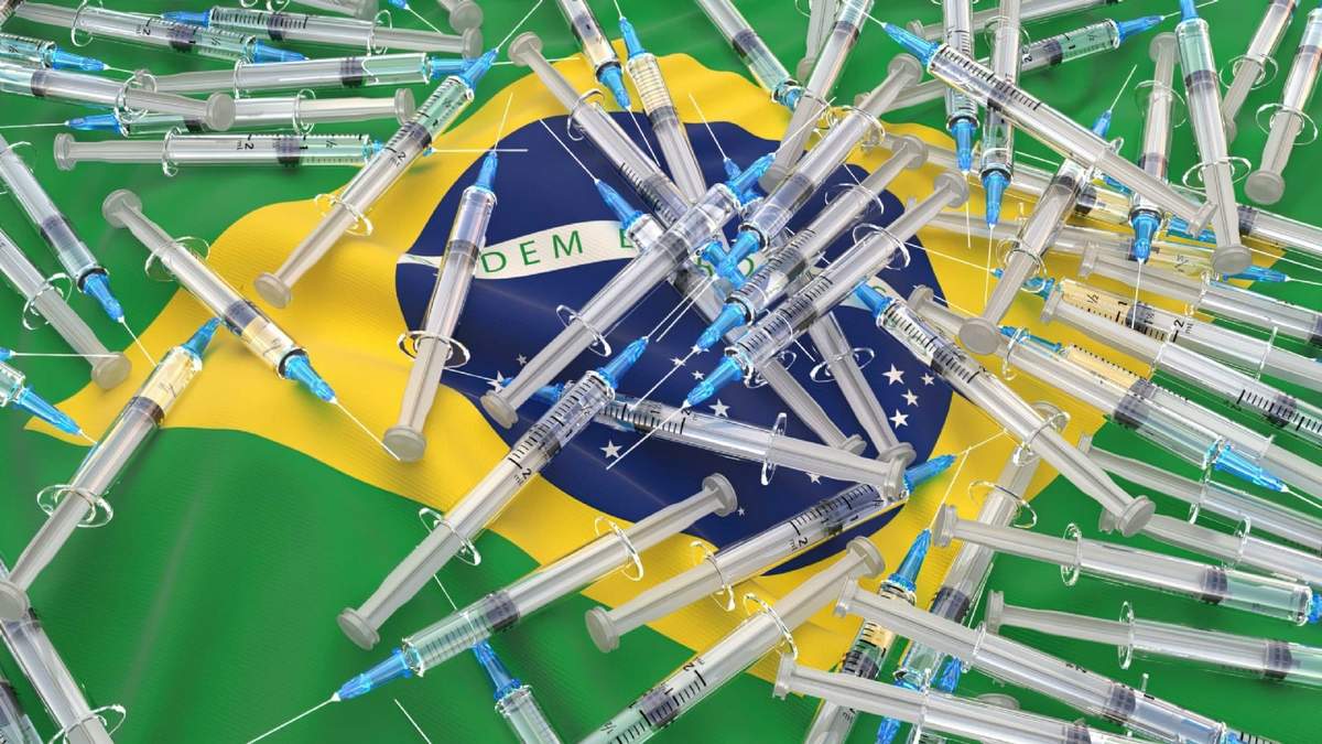 La campaña de vacunación en Brasil. Fuente: (Twitter)