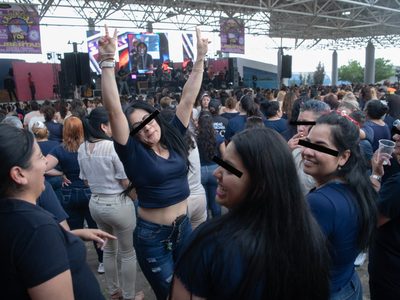 Internas de Santa Martha Acatitla al ritmo de El Haragán y Compañía