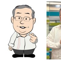 Ebrard presume caricatura que le hicieron al estilo "Amlito" y lo critican en redes