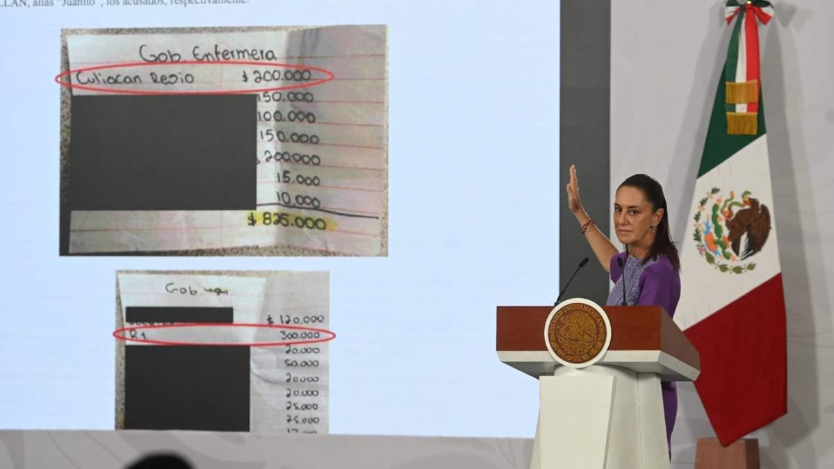 La presidenta Sheinbaum cuestionó las pruebas de EU contra Rocha Moya