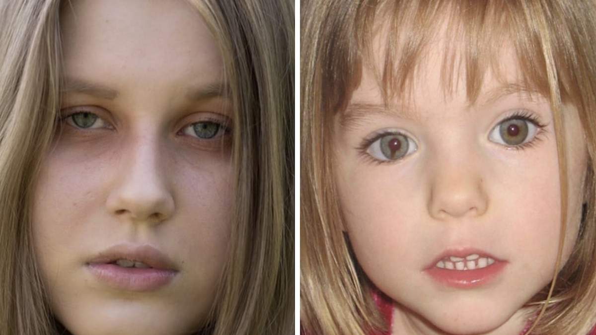 Julia Faustyna y la niña Madeleine McCann