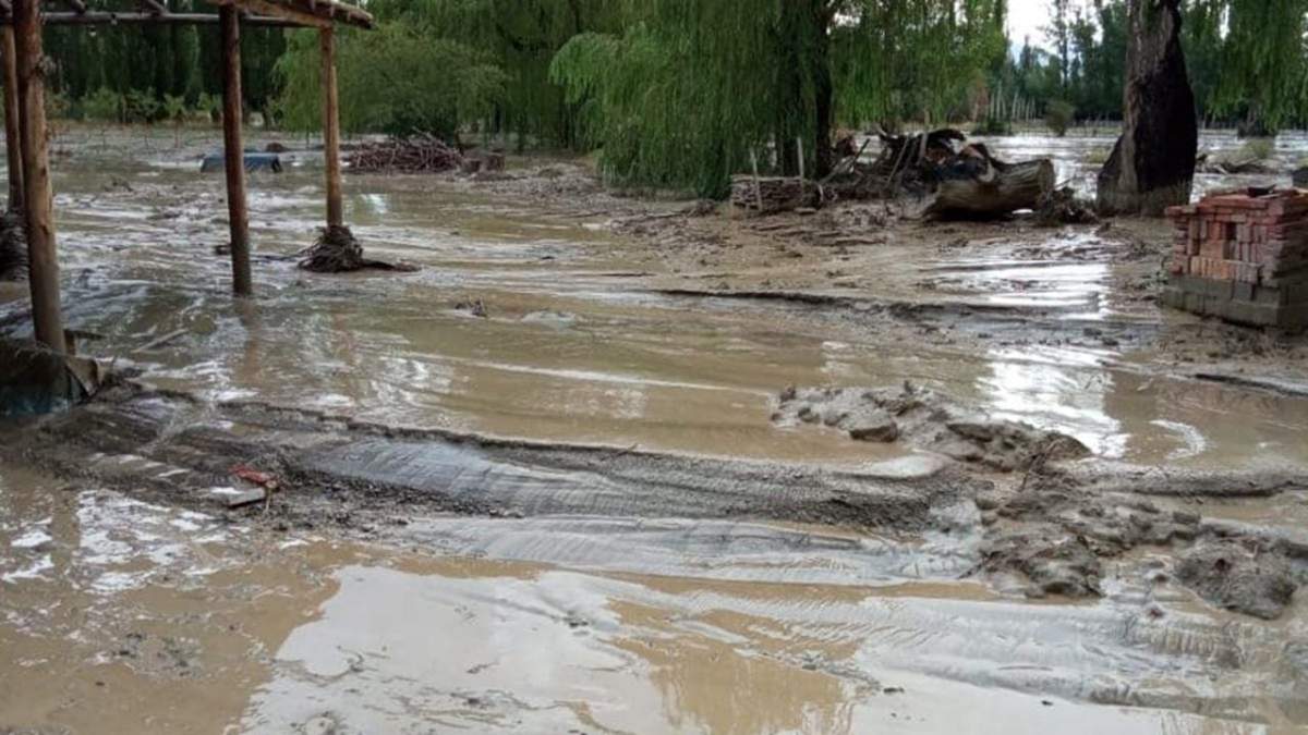 Inundaciones en el norte neuquino. Fuente: (Twitter)