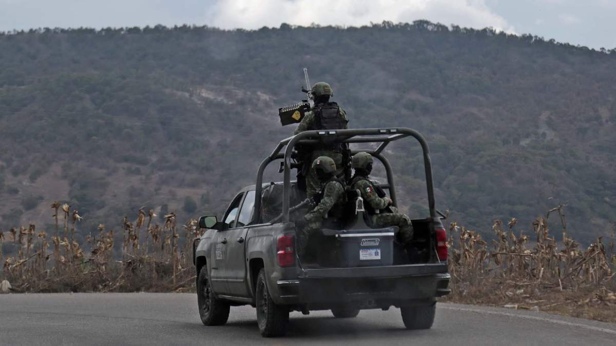 Operativo en la zona serrana de Guerrero