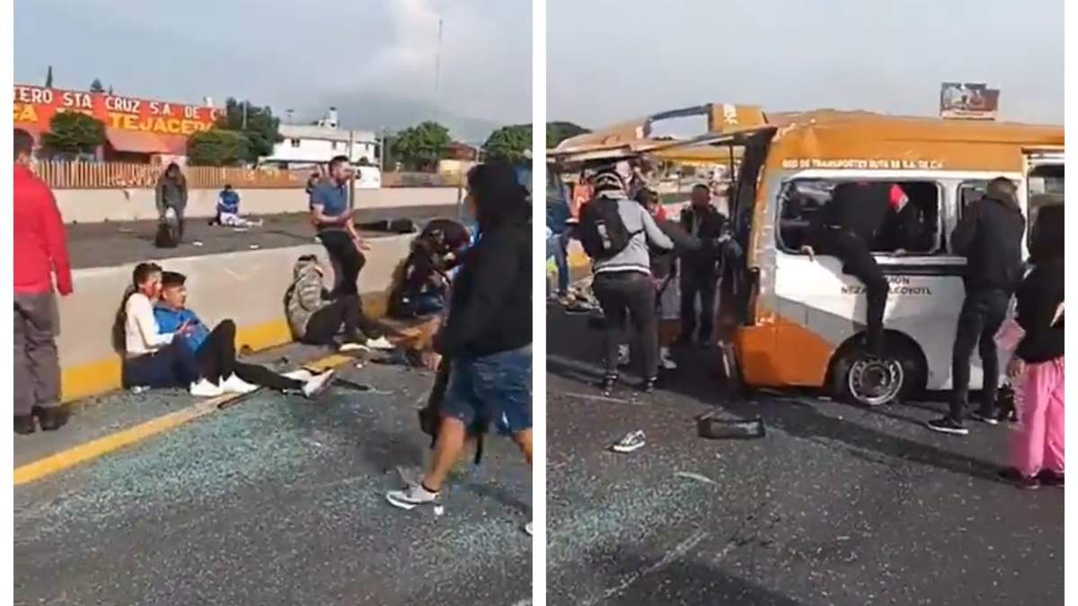 Personas lesionadas tras la volcadura