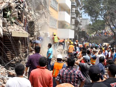 Edificios colapsados en la Ciudad de México (Videos)