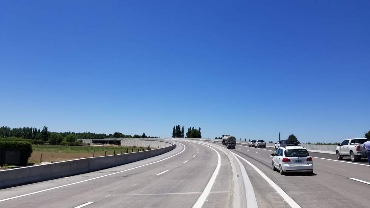 Ruta 22 en Río Negro. Fuente: (Twitter)