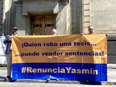 Álvarez Icaza, Gustavo Madero y Germán Martínez exigen en la Corte la renuncia de Yasmín Esquivel