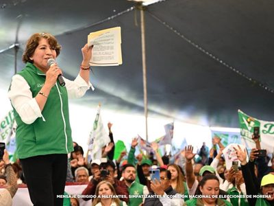 Morena acusa al INE de imponer restricciones a Delfina Gómez en el Edomex: "no hay piso parejo"
