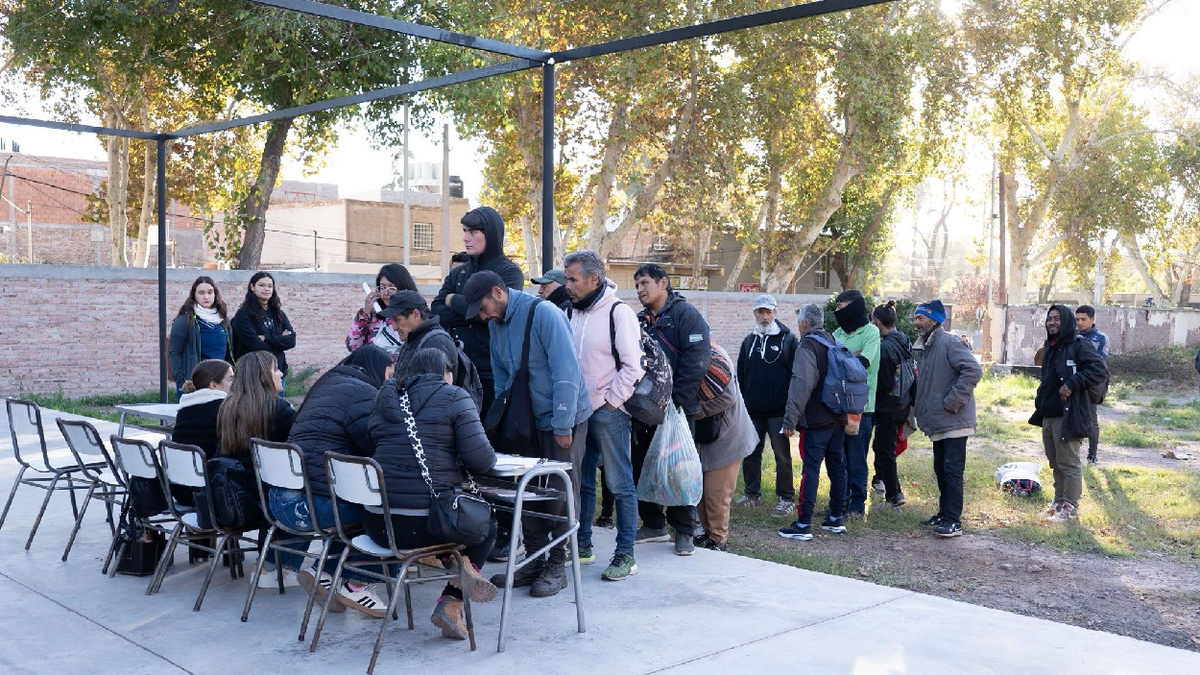 Salud asistió a personas en situación de calle