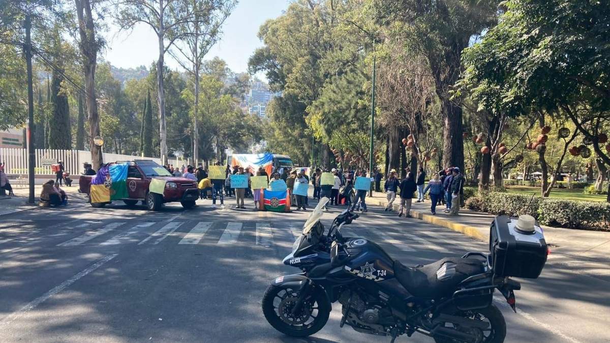 El bloqueo frente a la CFE de Morelia