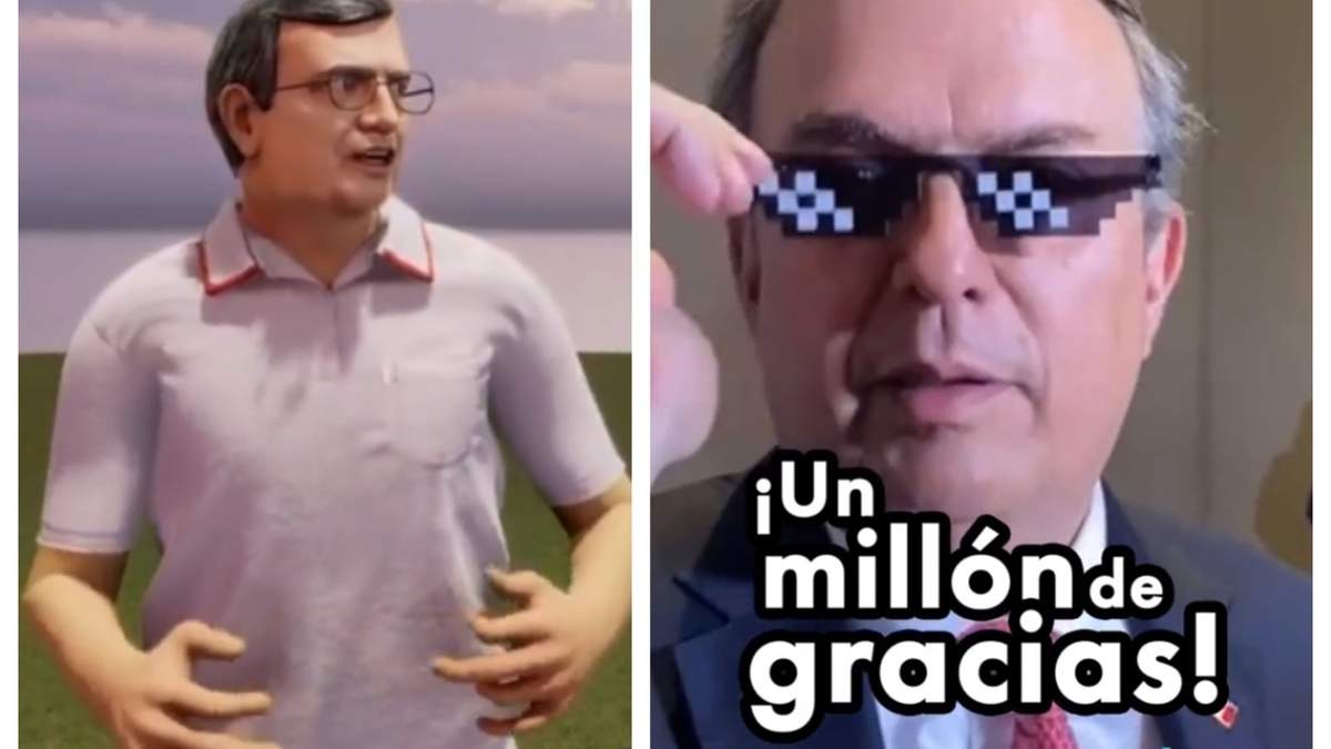 Capturas de los videos publicados por Marcelo Ebrard