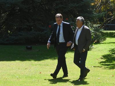 Santilli reactivó la “rosca” con gobernadores en su visita a Mendoza