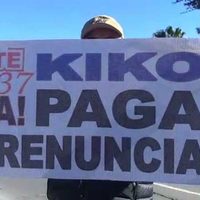Con mega marcha, magisterio de BC reclama a Kiko Vega falta de pago (Video)
