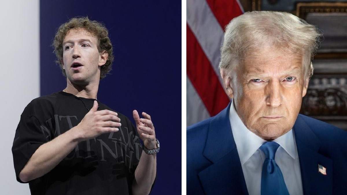 Mark Zuckerberg y Donald Trump