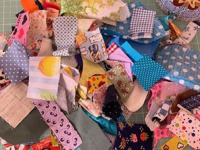 No necesitás coser: convertí retazos de tela en paneras prácticas y súper cancheras