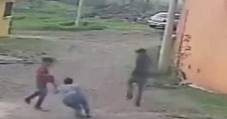 El momento del asalto. En Cuernavaca, Morelos