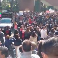 Trabajadores del TSJMX bloquean otra  vez Patriotismo y otros puntos en demanda de pago de aguinaldo