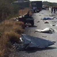 Mueren cinco hondureños y una mexicana en percance carretero en Tamaulipas
