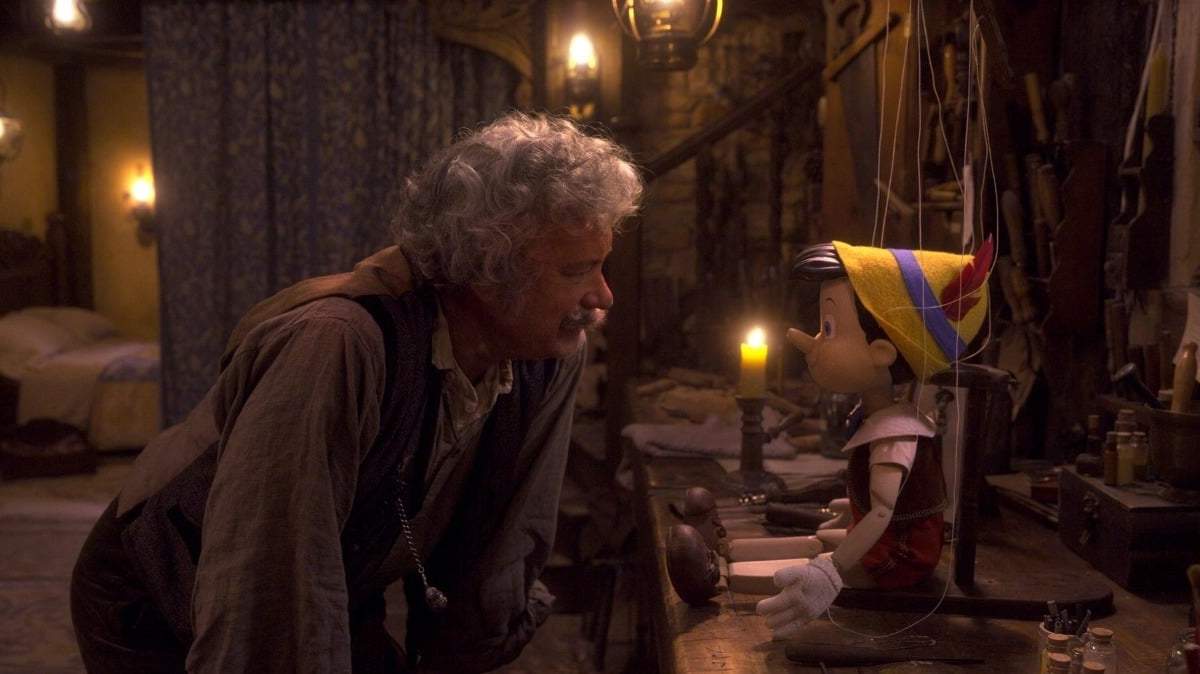 Tom Hanks es Geppetto, en Pinocchio