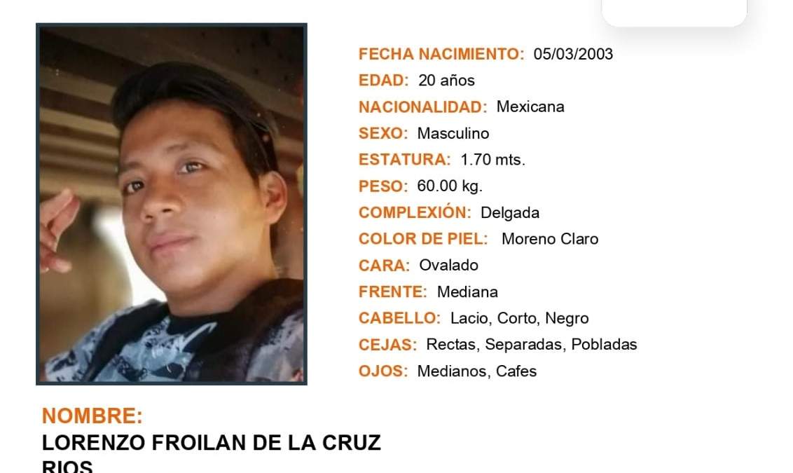 Cédula de búsqueda de Lorenzo Froilán de la Cruz Ríos