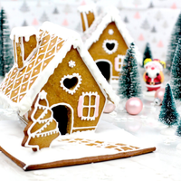 Para esta Navidad hacé, con galletitas Chocolinas, estas casitas deliciosas para regalar y enamorar a todos