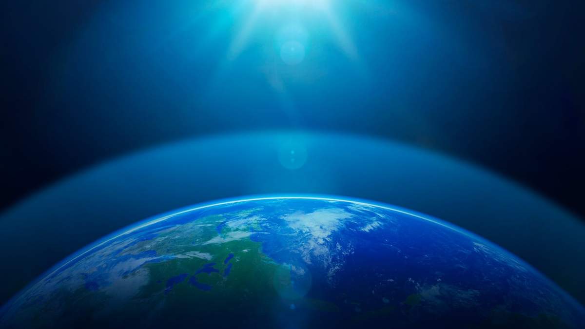 El planeta Tierra y la capa de ozono. Fuente: (Twitter)